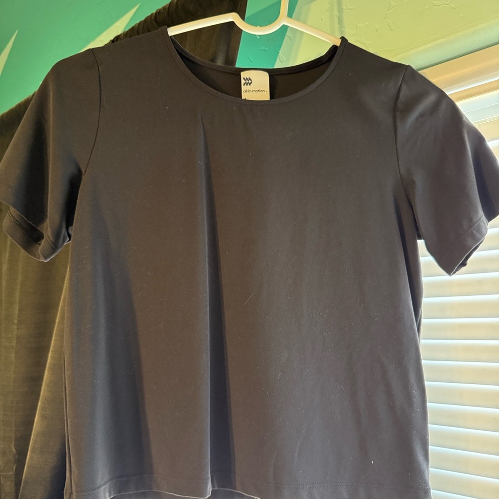 All in Motion Black Short Sleeve Women's Tee